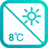 Hisense Energy Pro 8 degrees special heating feature icon