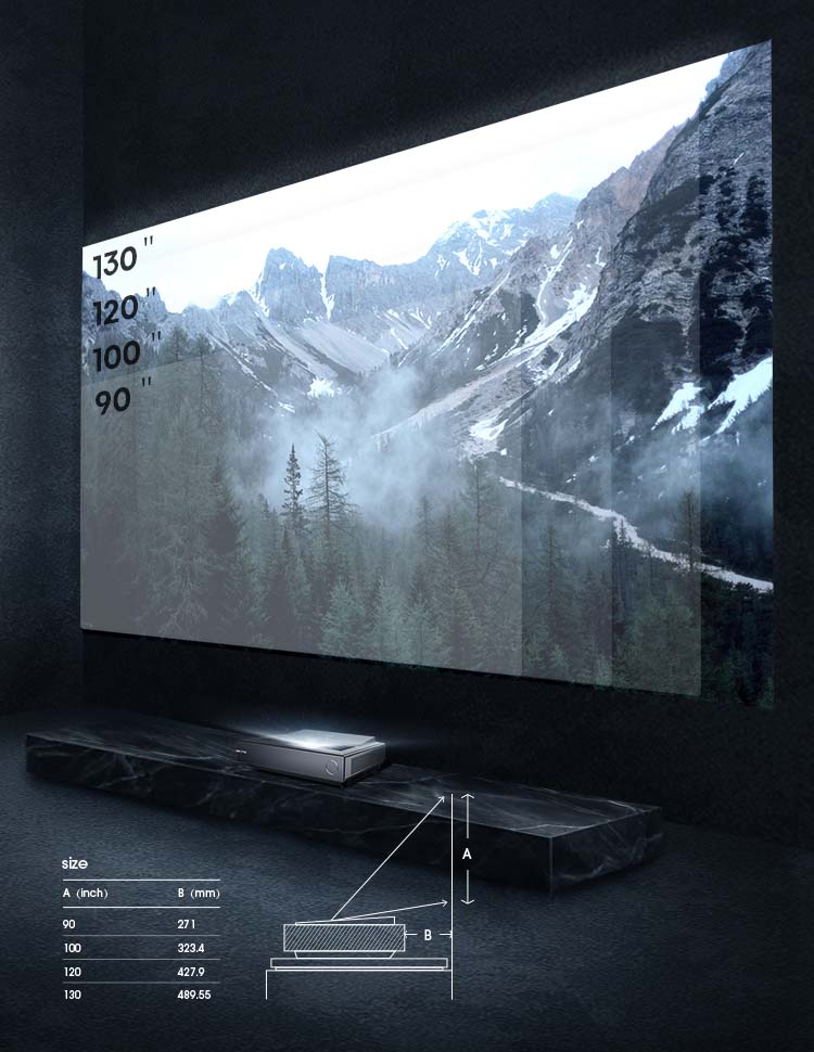 HISENSE PX1 PRO LASER CINEMA - UST technology - mobile