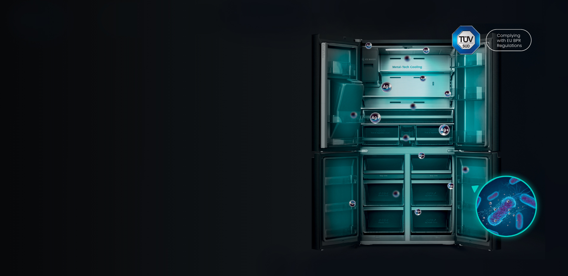 Hisense RC-68WC Refrigerator - Antibacterial Guard