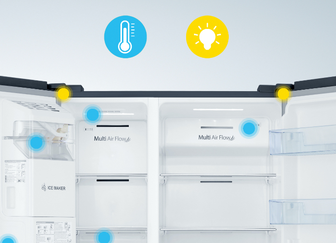 Hisense BCD-535W - Digital Temp Sensor feature image