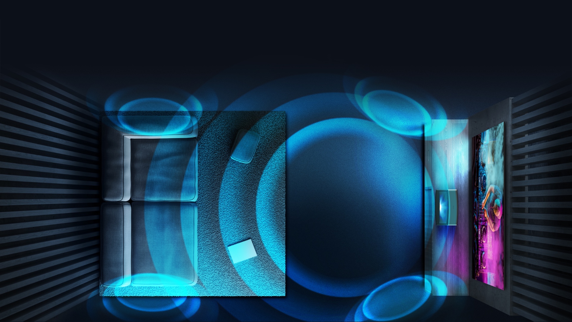 Hisense 88L5V Laser TV - Virtual Scenes, Realistic Experience