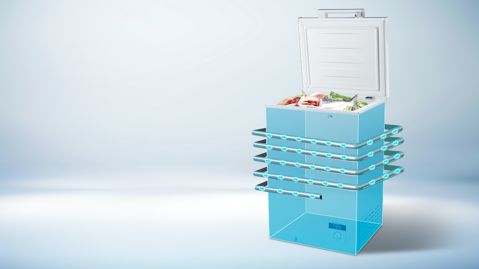 Hisense 142L Chest Freezer BD-144 - 360° Cooling