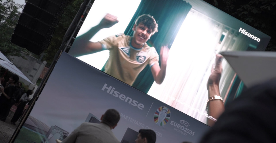 Hisense set up the football fan zone in Paris during UEFA EURO 2024?