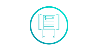 Hisense Refrigerator - Large Space Inside