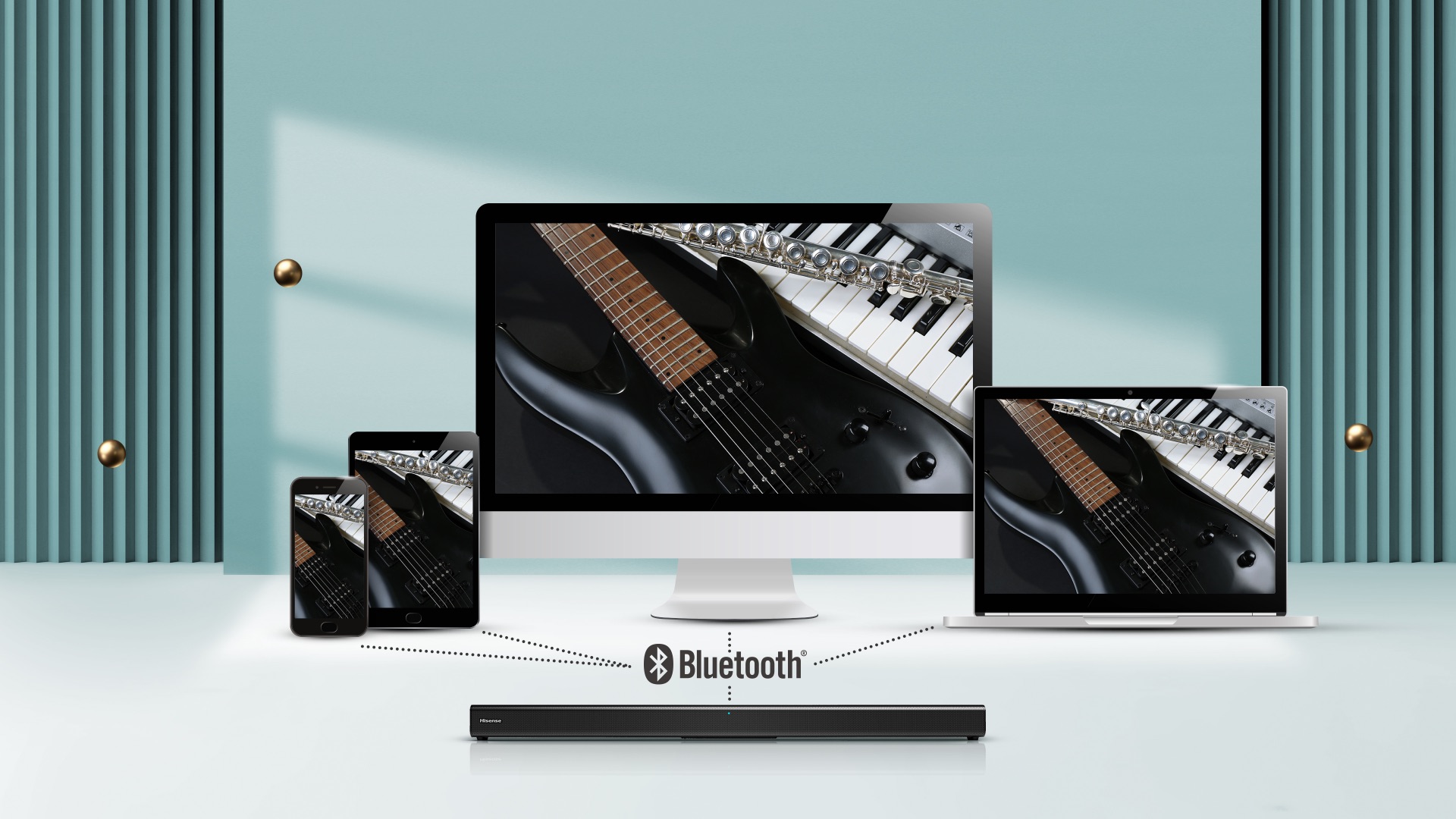 Hisense HS205 - Wireless Connect via Bluetooth