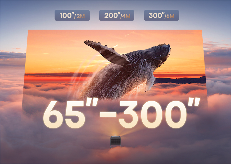 C2 Ultra TriChroma Smart Mini Projector - Banner 3 mobile