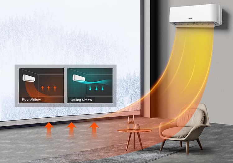 Hisense Energy Pro Plus Air Conditioner - Smart Airflow - mobile