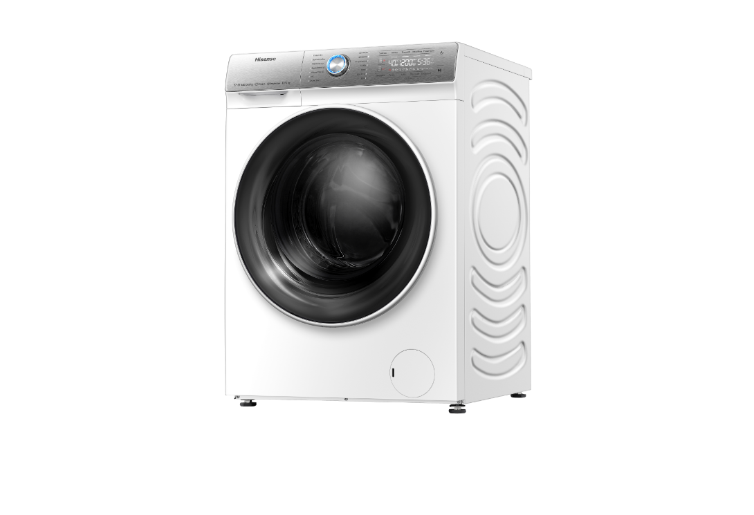 Hisense WDQR1014EVAJM Washer and Dryer - Side View2